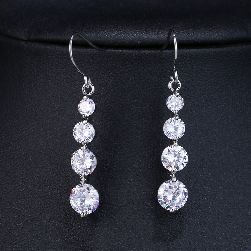 Celestial Radiance Drop Earrings - SHICCACHE