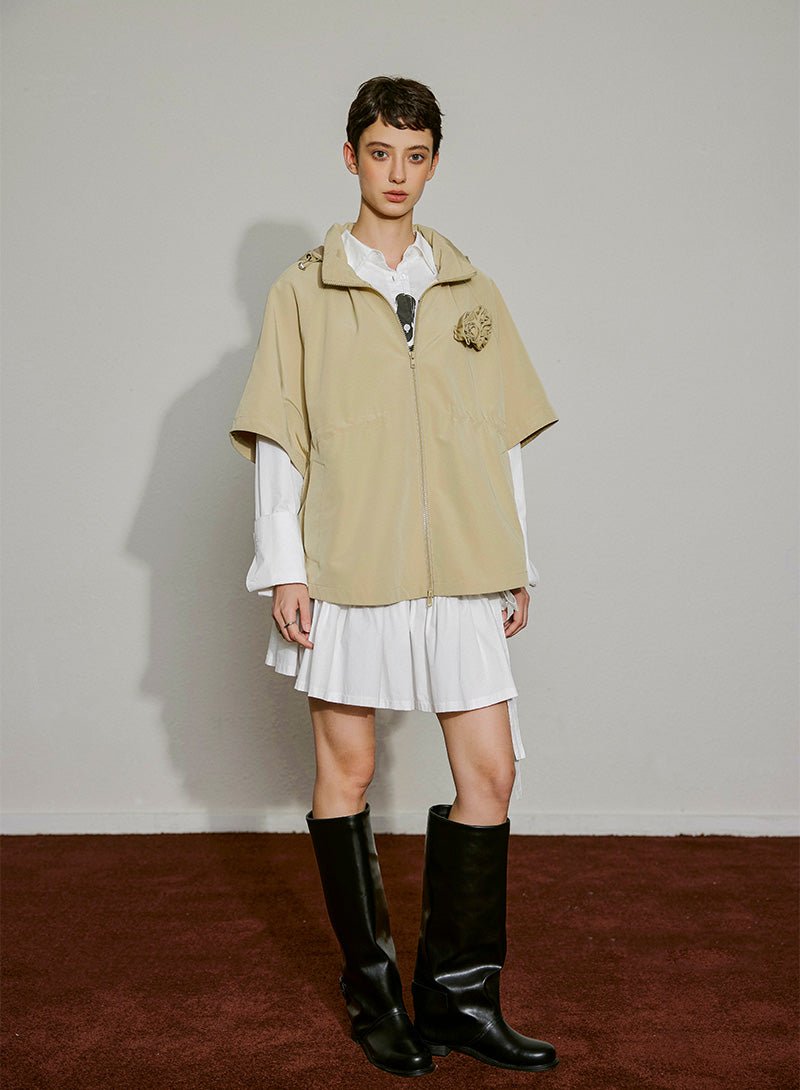 Convertible Petal Hoodie Jacket - SHICCACHE