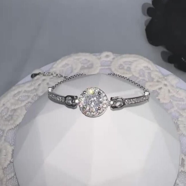 Luminous Halo Crystal Bracelet - SHICCACHE