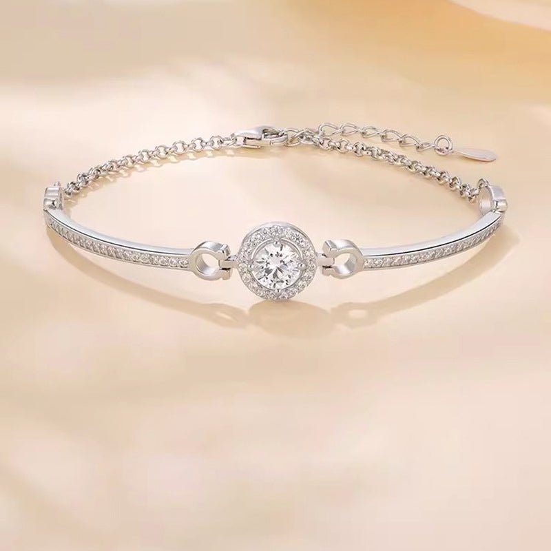 Luminous Halo Crystal Bracelet - SHICCACHE