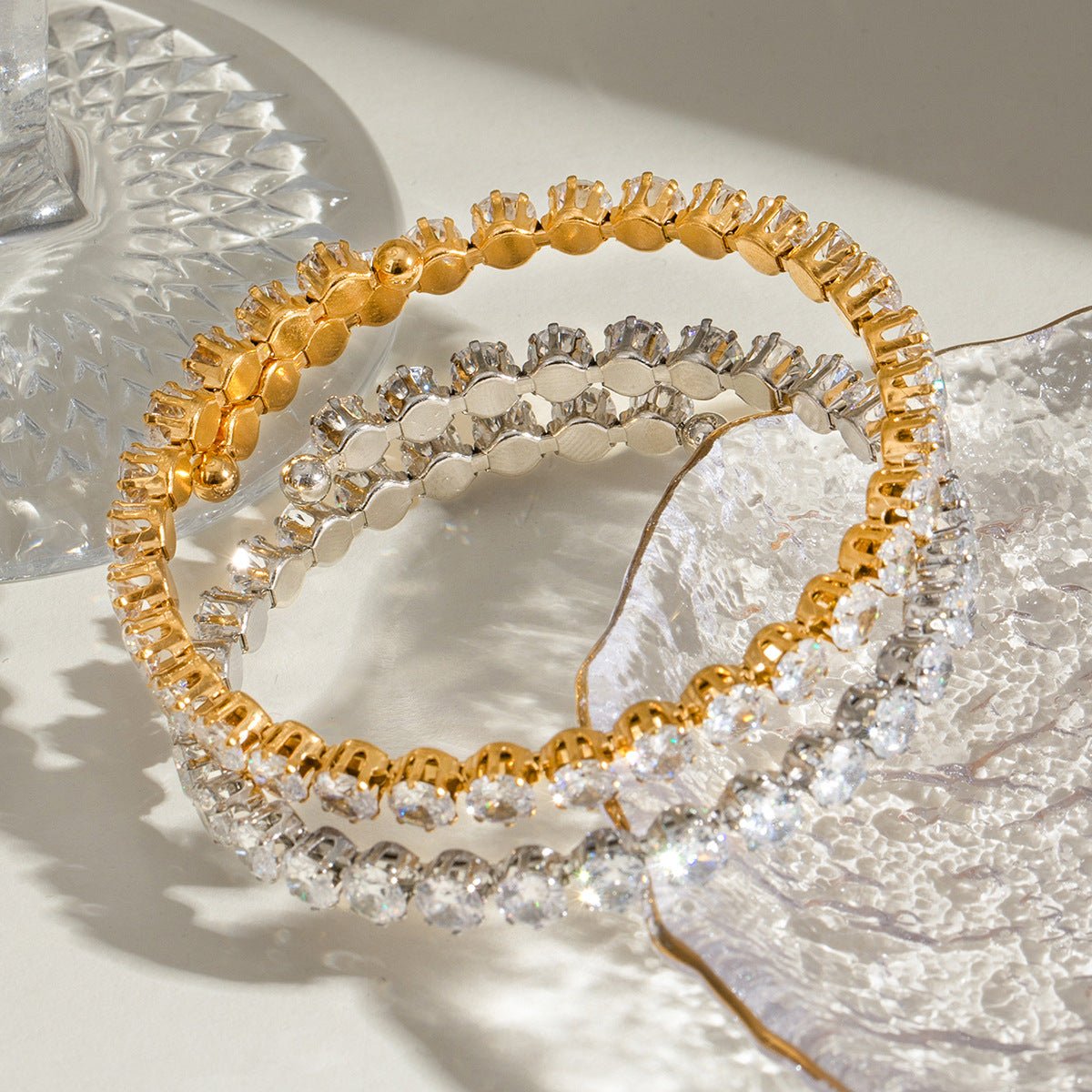 Lustrous Radiance Tennis Bracelet - SHICCACHE