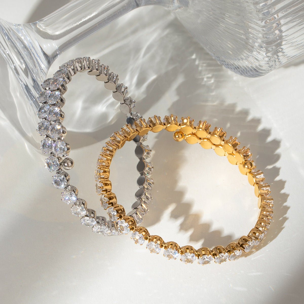Lustrous Radiance Tennis Bracelet - SHICCACHE