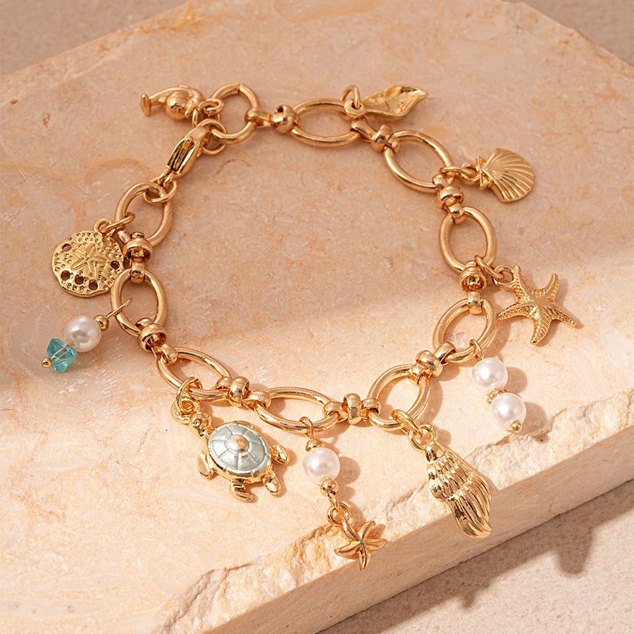 Oceanic Harmony Charm Bracelet - SHICCACHE