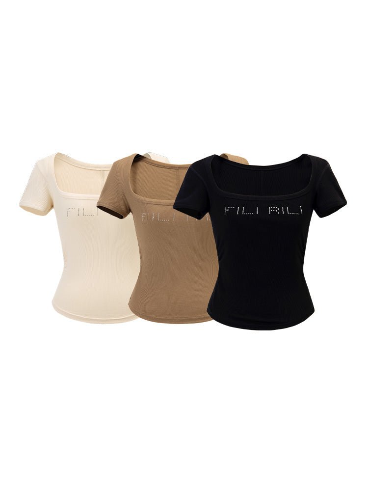 Square Neck Logo Tee - SHICCACHE