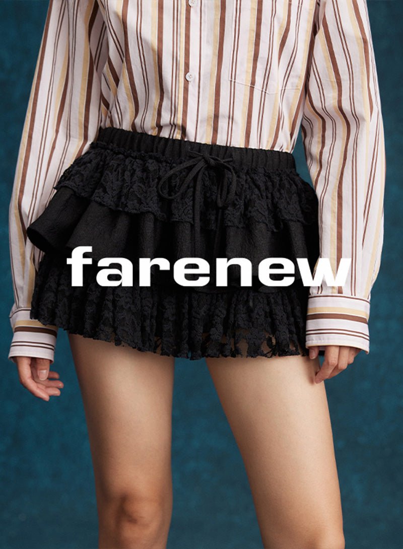 Tiered Lace Mini Skirt - SHICCACHE