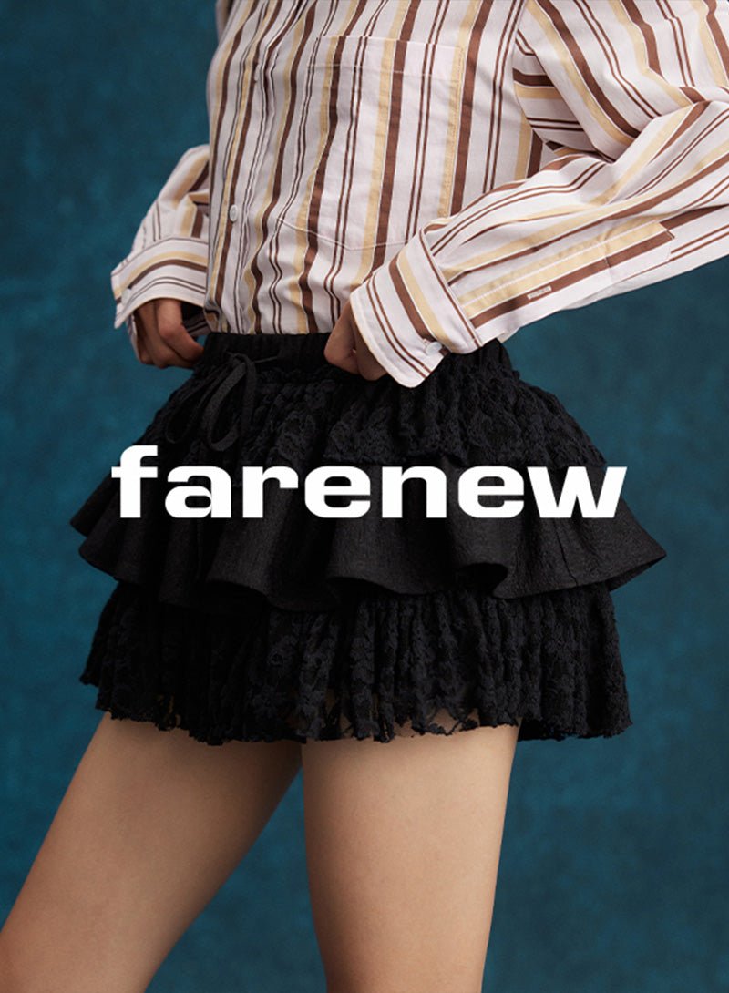 Tiered Lace Mini Skirt - SHICCACHE