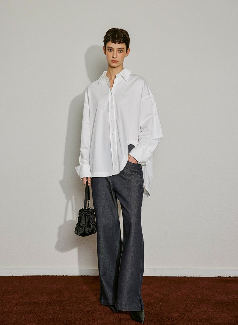 Timeless Oversized Cotton Shirt - SHICCACHE