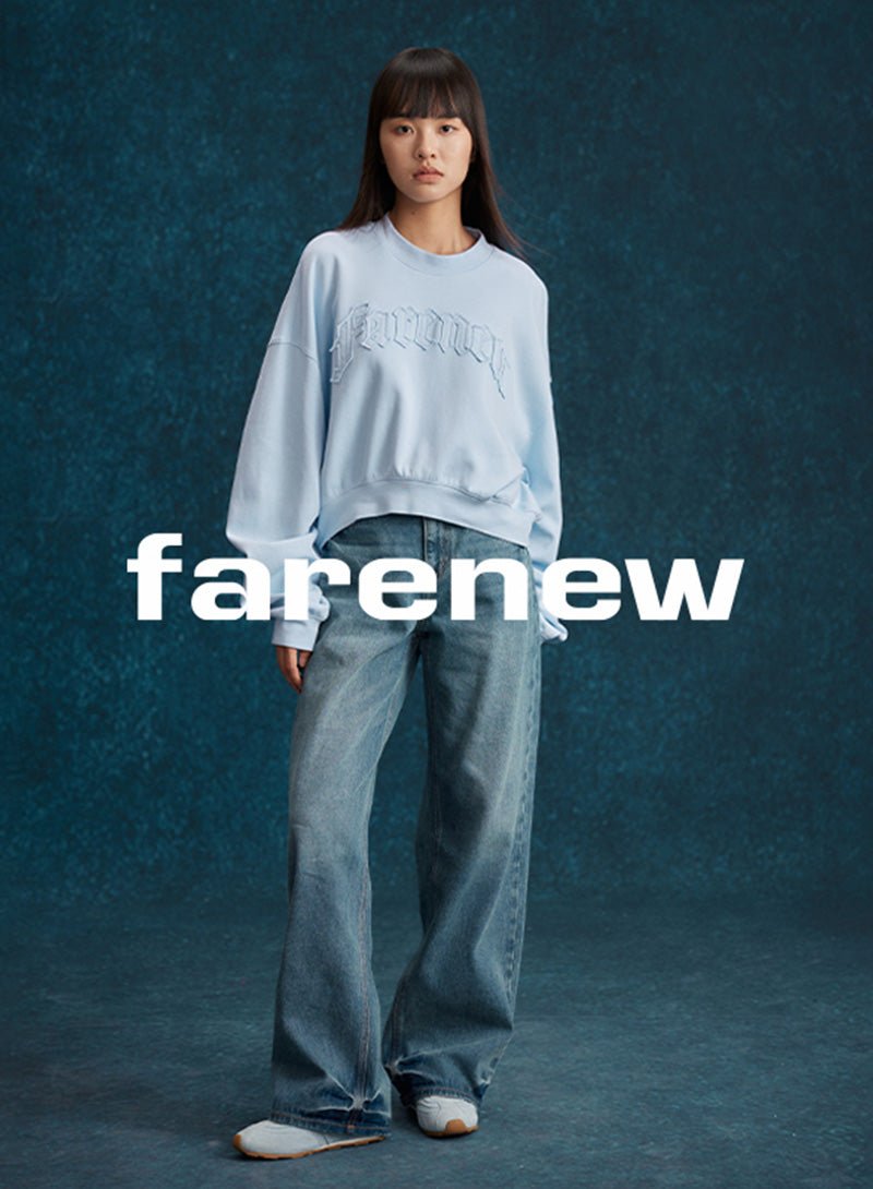 Washed Denim Belted Trousers - SHICCACHE