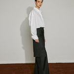 Asymmetrical Overlay Trousers - SHICCACHE