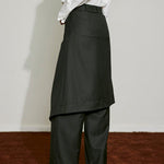 Asymmetrical Overlay Trousers - SHICCACHE
