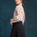 Asymmetry in Motion – Tailored Pleats Skirt - SHICCACHE