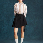 Asymmetry in Motion – Tailored Pleats Skirt - SHICCACHE