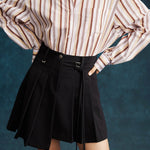 Asymmetry in Motion – Tailored Pleats Skirt - SHICCACHE
