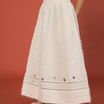 Beaded Bloom Midi Skirt - SHICCACHE