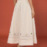 Beaded Bloom Midi Skirt - SHICCACHE