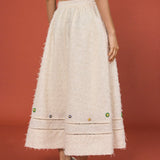Beaded Bloom Midi Skirt - SHICCACHE