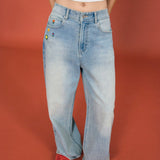 Beaded Floral Wide - Leg Pants - SHICCACHE