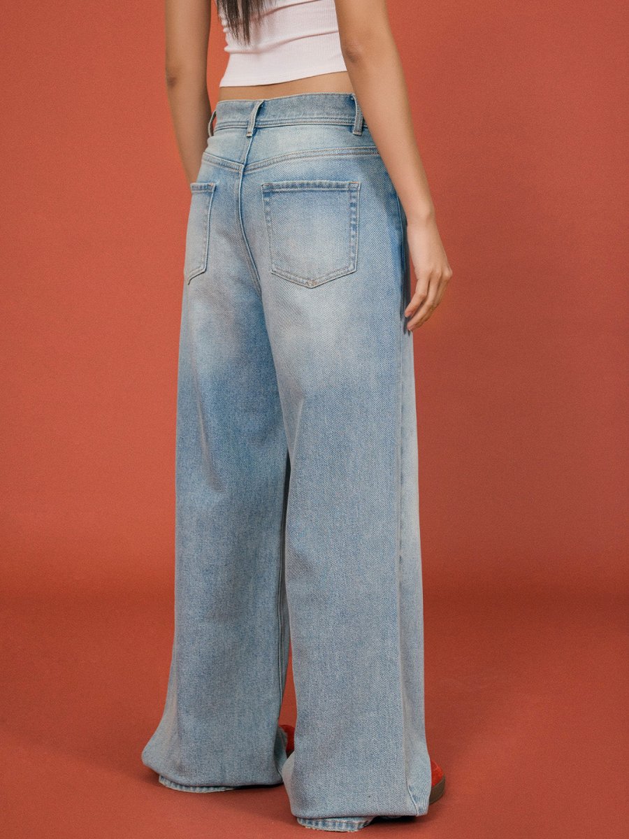 Beaded Floral Wide - Leg Pants - SHICCACHE