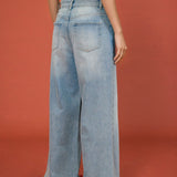 Beaded Floral Wide - Leg Pants - SHICCACHE