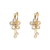 Blooming Zircon Drop Earrings - SHICCACHE