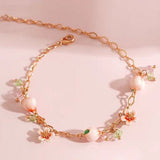 Blossom Peach Charm Bracelet - SHICCACHE