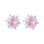 Blossom Radiance Zircon Stud Earrings - SHICCACHE