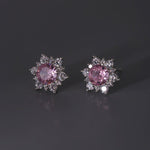 Blossom Radiance Zircon Stud Earrings - SHICCACHE