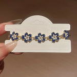 Blue Blossom Charm Bracelet - SHICCACHE