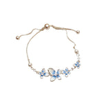 Blue Blossom Pearl Bracelet - SHICCACHE