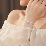 Blue Blossom Pearl Bracelet - SHICCACHE