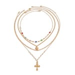 Bohemian Radiance Layered Necklace Set - SHICCACHE