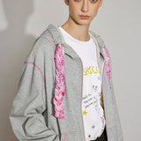Braided Contrast Hoodie – Cozy Meets Cool - SHICCACHE