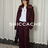 Burgundy tweed suit - SHICCACHE