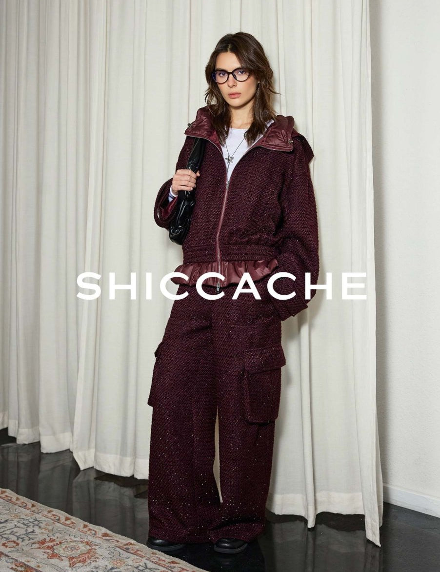 Burgundy tweed suit - SHICCACHE