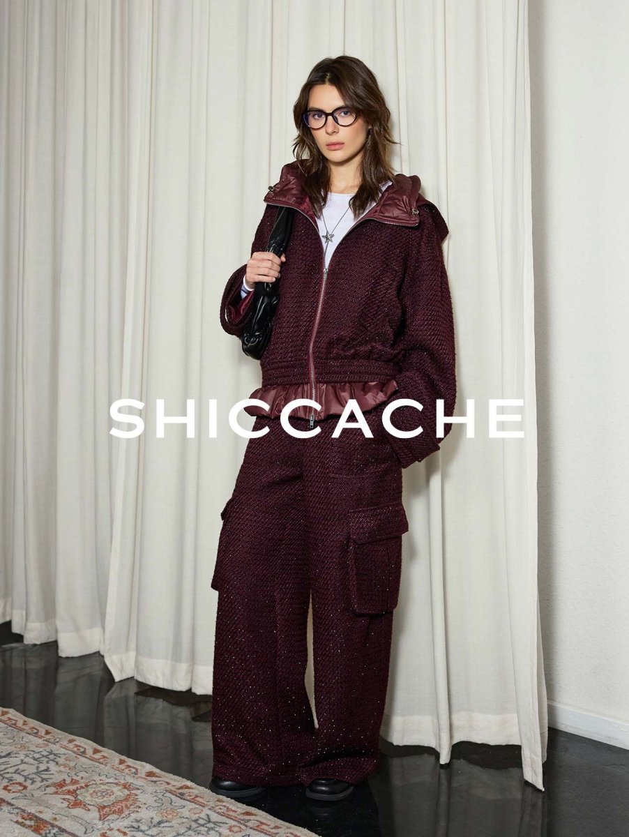 Burgundy tweed suit - SHICCACHE