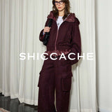 Burgundy tweed suit - SHICCACHE