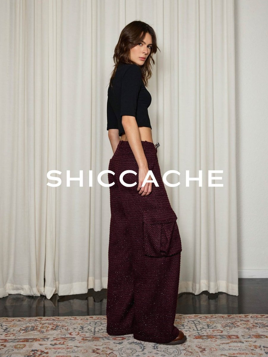 Burgundy tweed suit - SHICCACHE