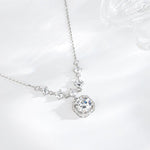 Celestia Radiant Moissanite Necklace - SHICCACHE