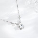 Celestia Radiant Moissanite Necklace - SHICCACHE