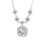 Celestia Radiant Moissanite Necklace - SHICCACHE