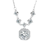 Celestia Radiant Moissanite Necklace - SHICCACHE