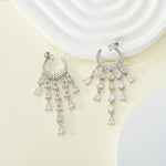 Celestial Cascade Crystal Earrings - SHICCACHE