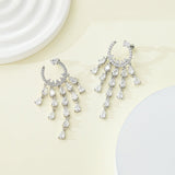 Celestial Cascade Crystal Earrings - SHICCACHE