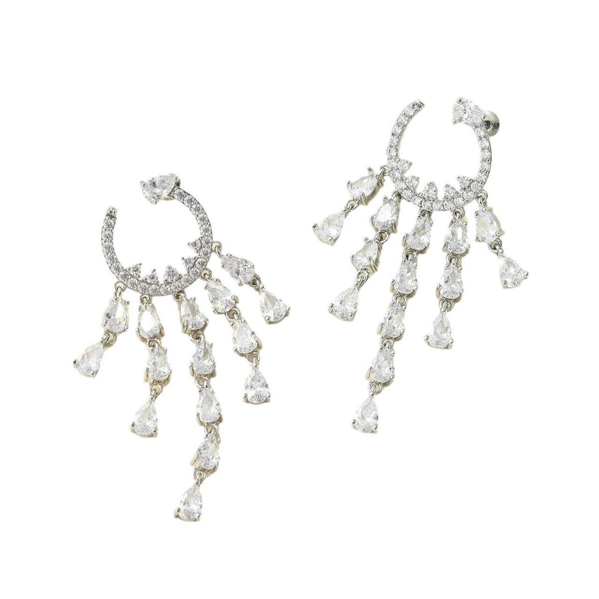 Celestial Cascade Crystal Earrings - SHICCACHE