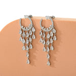 Celestial Cascade Crystal Earrings - SHICCACHE