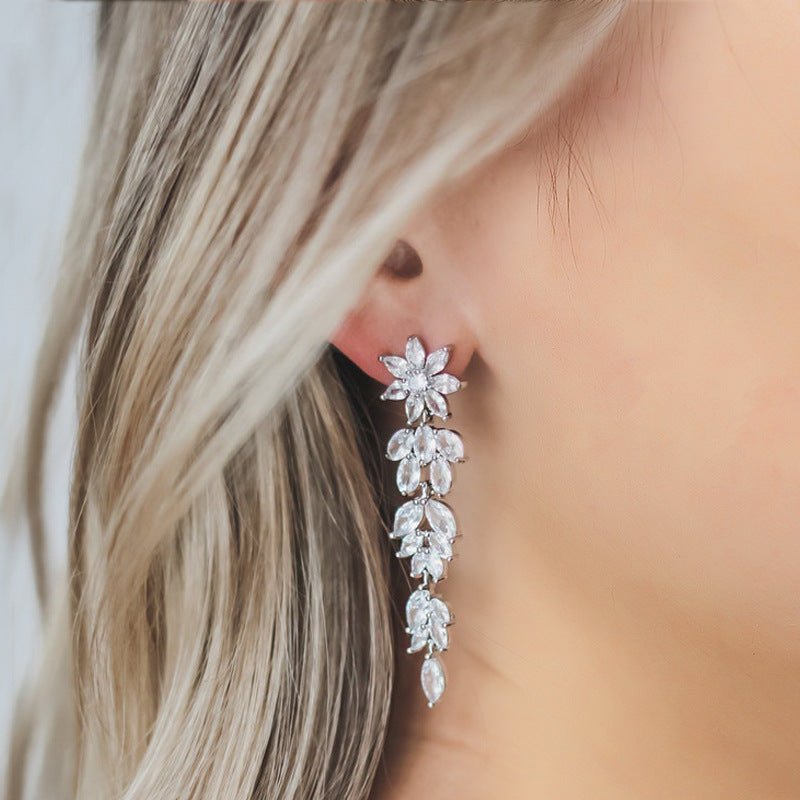 Celestial Cascade Drop Earrings - SHICCACHE