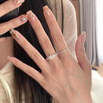 Celestial Crown Princess Cut Ring - SHICCACHE