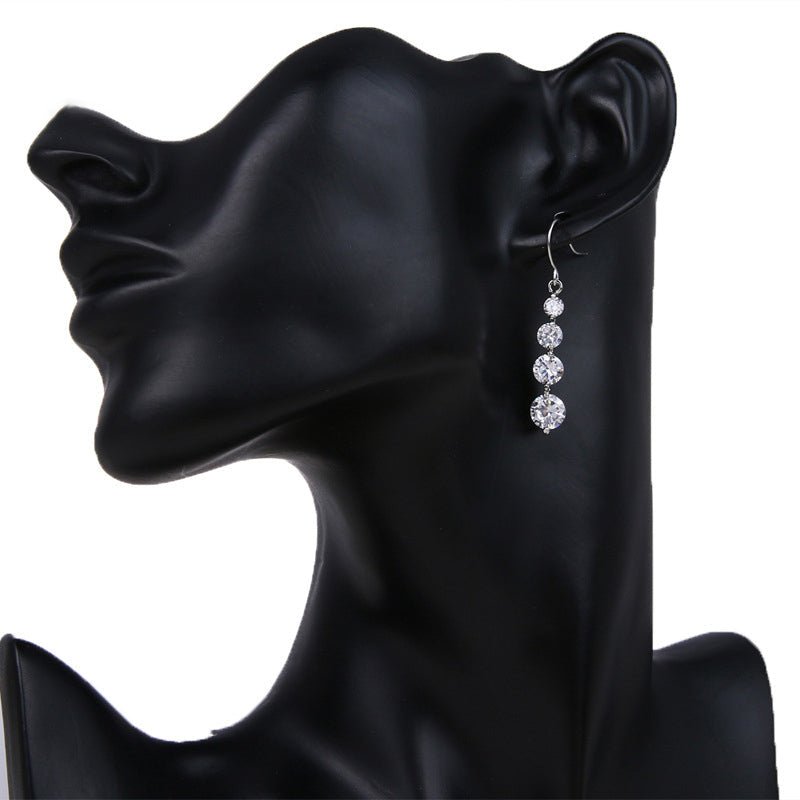 Celestial Radiance Drop Earrings - SHICCACHE