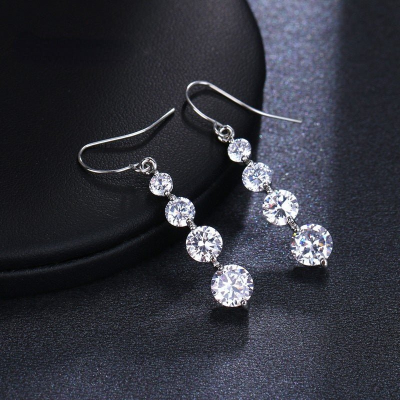 Celestial Radiance Drop Earrings - SHICCACHE