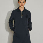 Collar - Zip Long Sleeve Mini Dress - SHICCACHE